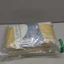 Nanspring Gold Linen 100% Blackout Curtains 84 Inches Long Back Tab Rod Pocket Heat Reducing Noise Cancelling Total Sun Blocking 2 Panels Set for Sliding Door Boho Farmhouse Curtain Drapes 52x84