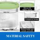 Creami Pints and Lids for Ninja - 4 pack Creamy Icecream Containers Cups Jars Tubs Canisters Set, Smoothie Pot Compatible with NC299AMZ & NC300s Series Creamer Ice Cream Maker Machine Accessories