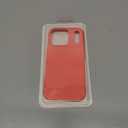 Compatible with iPhone 17 Pro Case, Shockproof Liquid Silicone Protective Phone Case with Soft Anti-Scratch Microfiber Lining Ultra Slim Drop Protection Phone Cover (Peach)