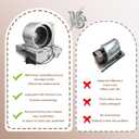 S97017648 Bathroom Heater Motor Assembly, Replaces for Broan NuTone Models 605RP, 660RP, 665RF, 9965 Bathroom Exhaust Fan Replacement Parts Replace 97017648 89306000 Motor