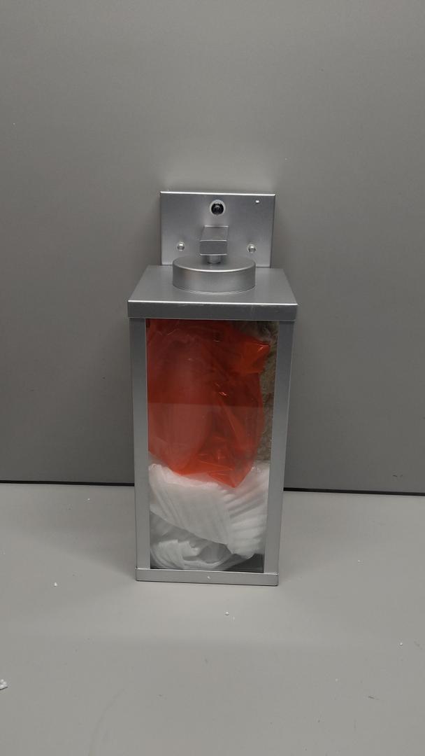 PARTPHONER Dusk to Dawn Outdoor Wall Sconce Light, Transitional Wall Lantern Tall Wall Lamp, Waterproof Exterior Lighting Fixture with E12 Base Outside Lights for House Porch Garage, Silver