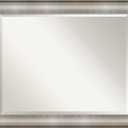 Amanti Art Silver Bathroom Mirror for Over Sink, 27x33 Imperial Silver Rectangle Vanity Mirror, Large Traditional Frame, Hangs Horizonally and Vertically, Bathroom Wall Decor, Beveled Edge
