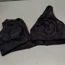 PLAYTEX Womens 18 Hour Front-Close Wirefree W/Flex Back Us4695 Full Coverage Bra, Black, 42B US