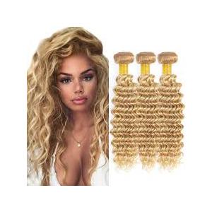 613 Blonde Bundles Human Hair Straight Bundles Human Hair 26 28 30 Inch NerriHou Unprocessed Brazilian Virgin Hair Honey Blonde Straight Bundle Human Hair Extensions 3 Bundle 50 Gram Per Bundle