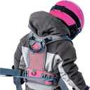 Sklon Ski and Snowboard Harness Trainer for Kids - Training Leash Teach Your Child the Fundamentals of Skiing | Snowboarding (Pink Snowflake)