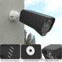 Silicone Cover Skins for Outdoor Use, Compatible with Eufy Security eufyCam S3 Pro Camera, Easy Install Eufy Camera Case (2pack-Black)