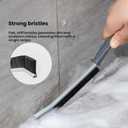 2 x 5 PCS Crevice Cleaning Brush Set, Extremely Skinny Gap Cleaning Tools,Hard Bristle Gap Brush for Bathroom & Kitchen, Grout Cleaner Tool for Window Tracks and Tile Lines,Car Detailing (Black)