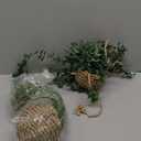 3 Pack Mini Artificial Hanging Greenary Fake Hanging Plants in Basket for Wall Living Room Decor Bathroom Shelf Home Indoor