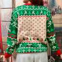 Ugly Christmas Sweater for 2025 Knitted Sweater Holiday Sweatshirt Gifts for Christmas