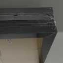 12x12 Picture Frame Set of 4 - Made of Glass and Black Wooden Frame, Display Square Pictures 10x10 with Mat or 12 x 12 without Mat, Desktop & Wall Collage Photo Frame