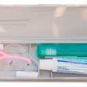 Capsule Dental - Dental Retainer Travel Case, Silicone Retainer Case for Aligners, Mouthguards, and More, Dental Kit Oral Care Tools with Travel Toothbrush and Aligner Removal Tool