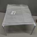 SIBAO Set of 2 Mesh Kitchen Shelves Cabinet Storage Shelf Rack (13.1 x 10.2 Inch) Kitchen Bathroom Pantry Cupboard Desk Home Office, Fridge, Cabinet, Bathroom Cupboard (White)