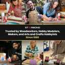 Starbond Medium Super Glue Pro Kit (2 oz)  Strong, Fast, All-Purpose CA Glue (Cyanoacrylate Adhesive)  with Anti-Clog Cap, Precision Tips & Extra Nozzles for Woodworking, Quick Fixes & Hobby Models