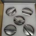 AMI PARTS WB03X24818 Gas Stove Knob Replacement for GE,100% Stainless Steel Stove Replacement Knobs PS11729081 AP5989029, Compatible with GE Stove Knob (Not Universal)