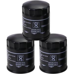 15208AA21A Engine Oil Filter Compatible with 2011-2025 Subaru Outback Legacy Impreza Forester XV Crosstrek Ascent Replace# 15208AA160 15208AA20A (3 Pack)