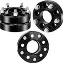 YIZBAP 5x5 to 5x4.5 Hubcentric Wheel Adapters for Grand Cherokee ZJ Wheels on Wrangler JK Vehicle, 1.25 inch 5x127mm to 5x114.3mm Wheel Adapter 71.5mm Hub Centric with 1/2-20 Thread Pitch