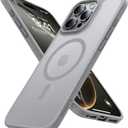 TORRAS Magnetic Shockproof for iPhone 16 Pro Max Case, [4X Military-Grade Protection] [Compatible with MagSafe] Translucent Case for iPhone 16 Pro Max Anti-Scratch Guardian 6.9" (Grey)