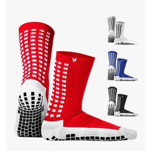 Lux Dual Grip Socks - Soccer Grip Socks for Men and Women. GripArray Performance & Comfort L