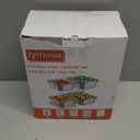 8 PCS Food Storage Containers with Lids Airtight, Stainless Steel Containers Set for Kitchen Storage, Meal Prep, Lunch Containers, Microwave/Dishwasher Safe (41oz & 24oz)