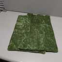 CaliTime Throw Pillow Cases Pack of 2 Marbling Jacquard Solid Dyed Super Soft Chenille Cushion Covers for Couch Sofa Home Farmhouse Decoration 12 X 20 Inches Forest Green