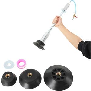 3PCS Pneumatic Dent Suction Puller Air Suction Vacuum Slide Hammer with 3 Suction Cups 3.2” 4.7” 5.9”, Auto Body Suction Cup Hand Tools Kit