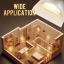 DORESshop LED Night Light[4 Pack], Night Lights Plug into Wall, 3 Level Brightness Adjustable Plug in Night Light, Dusk to Dawn Sensor Nightlights for Adults,Bedroom,Bathroom,Hallway,3000K Warm White