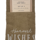 Home Wear Hand Towels Set Of 2 15x25