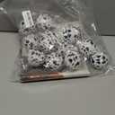 12 Pcs Cow Print Christmas Ornaments Western Cow Christmas Tree Decor Black and White Cowhide Ball Ornaments Farmhouse Country Xmas Hanging Decoration Shatterproof for Farm Rustic Holiday