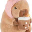 Unicorn Capybara Plush, Cute Capybara Plush Pillow Kawaii Unicorn Stuffed Aniamls Capybara Plushies Toys Gifts for Kids 11 inch