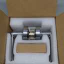 2Pcs Commercial Bathroom Door Handle, Vacant Occupied Bathroom Lock| Indicator Door Knob, Occupied Door Handle for Restroom/Washroom, ANSI Grade 2 for Office, Gyms, Bars
