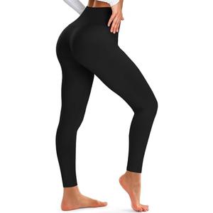 BLUEENJOY Leggings for Women - High Waisted Full Length Buttery Soft Yoga Pants for Workout Athletic Daily, XL