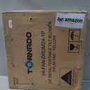 Tornado 24" Metal Drum Fan - High Velocity, 7700 CFM, 3-Speed, Heavy Duty for Industrial & Commercial Use, 1/3 HP Motor, 8 FT Cord, ETL Listed