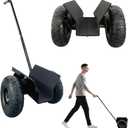 Heavy Duty Panel Dolly, All-Terrain Slab Dolly with 1000 LB Weight Capacity,10-inch Wheels (Black Solid Tire)-Patent Pending