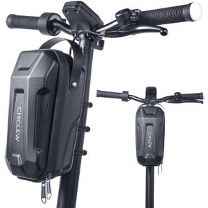 3L Large Scooter Bag with Handle, Portable Electric Scooter Storage Bag, Waterproof XL Handlebar Pouch Bag for Scooters, Bikes, Segway Niu, with Small Coded Lock & Screw Fixation Design
