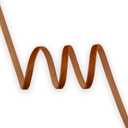 HATIANGE Ginger Velvet Ribbon 1/4 Inch X 50 Yards for Gift Wrapping, Hair Bows, Choker, Wedding Decorations (Antique Golden)