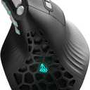 SOLAKAKA E9 PRO Vertical MMO Gaming Mouse with 8K Dongle- 36000 DPI PAW3395 Sensor,8,000Hz Polling Rate,Tri-Mode Ergonomic Wireless Mouse with 10 Side Buttons,RGB Mouse for PC/Mac - Black