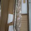 Antique Bronze Disc Curtain Rods, 48-84 Inches Window Curtain Rod,Adjustable Room Darkening Drapery Rod with Aluminum Finials and Brackets,Wrap Around Design