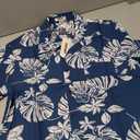 COOFANDY Men's Hawaiian Floral Shirts Short Sleeve Tropical Aloha Shirt Casual Button Down Summer Beach Shirt Medium