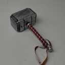 Halloween Hammer Cosplay Weapons, PU Battle Foam Axe Great for LARP Birthdays Gift