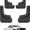 Autorder Mud Flaps Splash Guards for 2024 2025 Ford Ranger Accessories Mudflap Fender Flares Front and Rear Mud Guard Set 4PCS