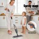 Spray Mop for Floor Cleaning with 360 Rotation - Multi-Surface Floor Cleaner for Wet/Dry Mopping Lightweight Handle for Kitchen Bathroom Hardwood&Tile Floors