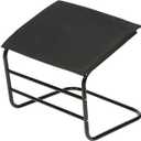 Supportive Leg Rest Reduce Swelling Pain Relaxation Improve Circulation Black Padded Foot Rest Ottoman