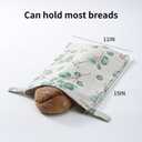 Beeswax Bread Bags for Homemade Bread. Beeswax Bags for Sourdough2 Pack Eucalyptus Leaf Design). 11 * 15IN. ZSHLXM