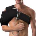NatraCure Hot or Cold Therapy Shoulder Ice Pack Wrap, Shoulder Brace for Shoulder Pain Relief - (Heating Pad for Rotator Cuff Injuries, Surgery, Gym Injuries, Baseball, Pitching Injuries) - 6032