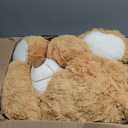 HollyHOME Giant Teddy Bear 4Ft Big Teddy Bear Stuffed Animal Birthday Valentines Day Plush Toy for Kids and Girlfriend 48 inch Tan