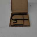 Shepherd Hook 32 inch 1/2 inch Thick Use at Weddings, Hanging Solar Lights, Lanterns, Bird Feeders, Metal Hanger Hook (Black,32inch). U.S. Patent