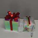 Christmas Light-Up Gift Box Set (3 Pieces)-USB Powered Decorative Present Boxes in Assorted Sizes for Indoor Christmas Ornaments Holiday Displays for Yard Xmas Tree Party Lawn Porch