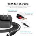 9V 2A AC Power Adapter for Boss, Dunlop, Danelectro, DigiTech, Electro Harmonix, TC Electronic, Zoom Guitar Multi Effects Pedal(6.6 feet)