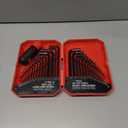 35-Piece Allen Wrench Sets Metric and Standard Hex Key Set, Allen Key Set, MM(0.7mm-10mm) SAE(0.028"-3/8), Chrome Vanadium Steel