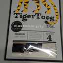 DOK TigerToes Premium Non-Slip Dog Socks for Hardwood Floors - Extra-Thick Grip That Works Even When Twisted - Prevents Licking, Slipping, and Great for Dog Paw Protection (Cool Caramel, Large)